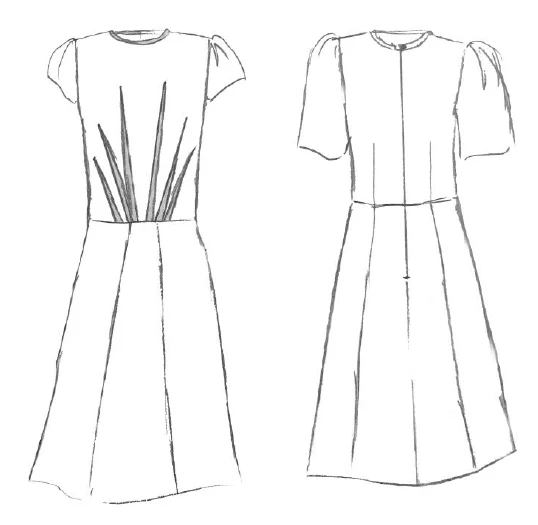 Patron robe, blouse Zénith / Patron pochette - Image 3