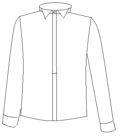 Patron couture chemise homme Sparrow / PDF (A4, A3, A0, US Letter) - Cadres, Calques par Taille, Vidéoprojection - Image 2
