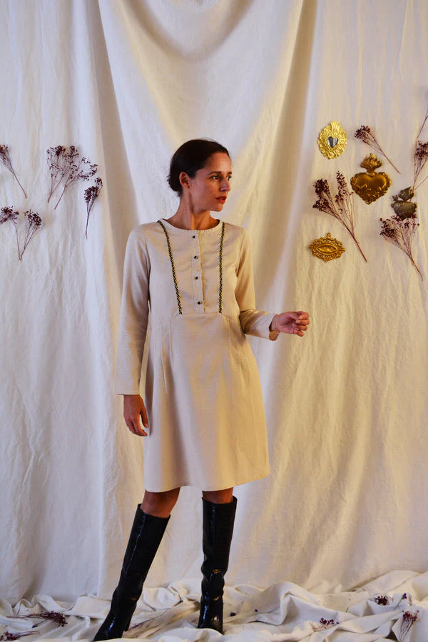 Patron couture robe, blouse Maïa / PDF (A4, A3, A0, US Letter) - Cadres, Calques par Taille, Vidéoprojection - Image 3