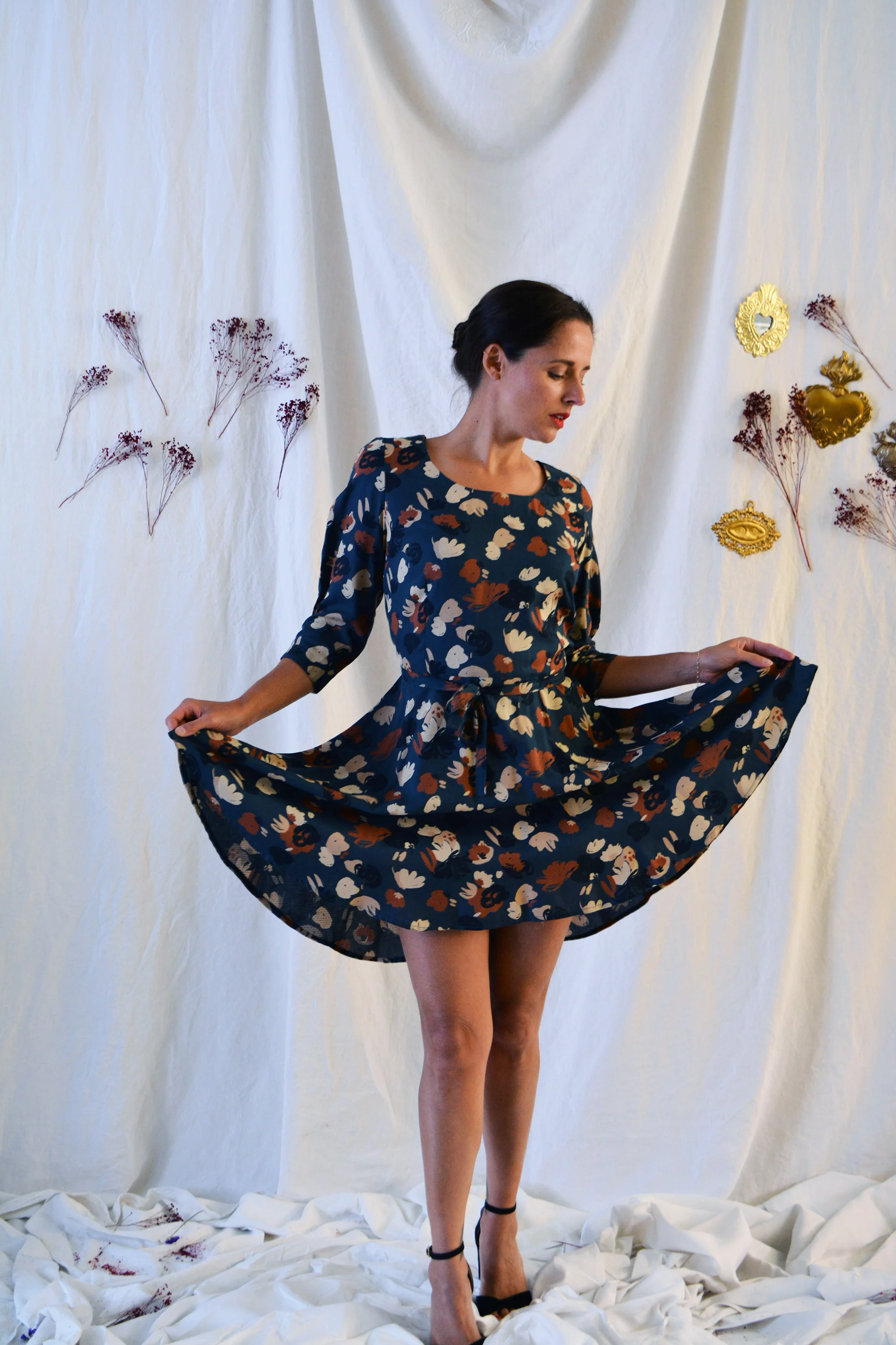 Patron couture robe, top Niki / PDF (A4, A3, A0, US Letter) – Tailles 34 à 56 – Cadres, Calques par Taille, Vidéoprojection - Image 4