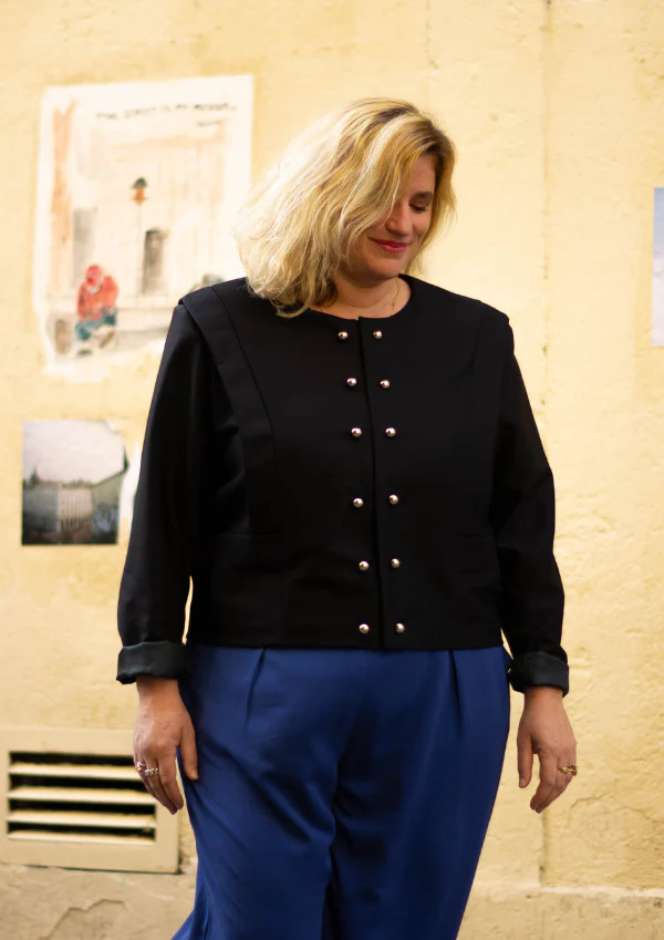 Patron couture veste Metropolis / PDF (A4, A3, A0, US Letter) - Cadres, Calques par Taille, Vidéoprojection - Image 24